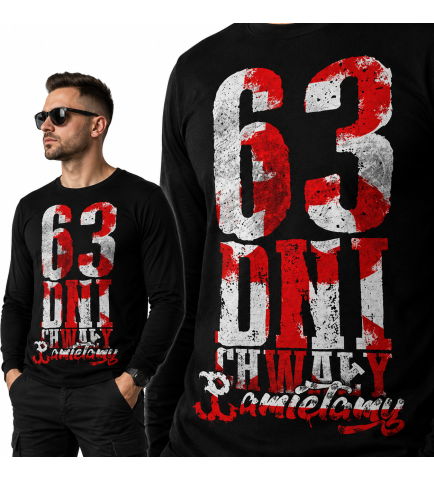 LONGSLEEVE PATRIOTYCZNY  63 DNI CHWAŁY PAMIĘTAMY